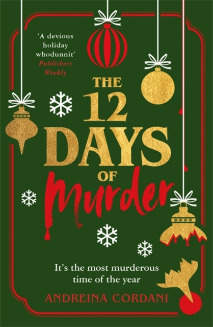 The Twelve Days of Murder  by Andreina Cordani - Paperback